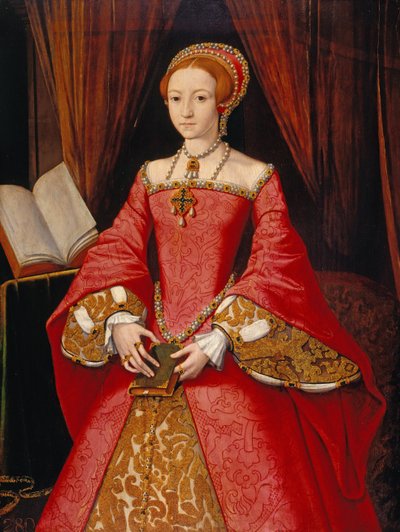 Elizabeth I als Prinses (1533-1603) door William Scrots